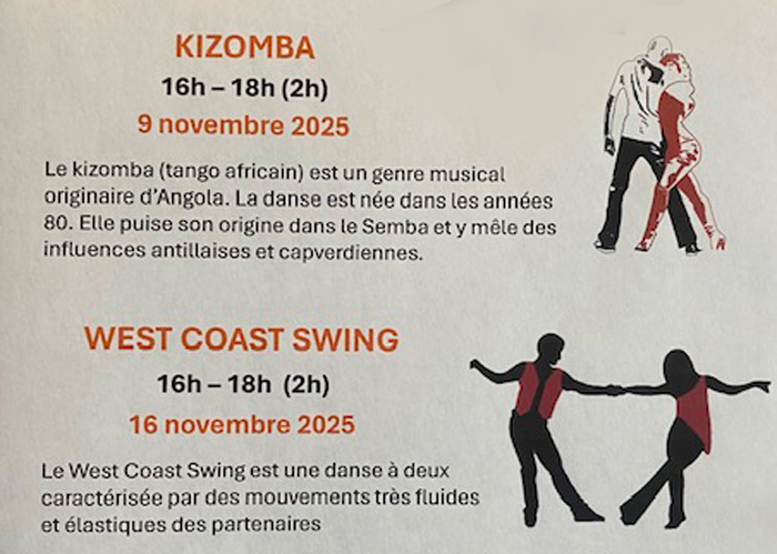 Stage de Kizoumba & de West Coast Swing