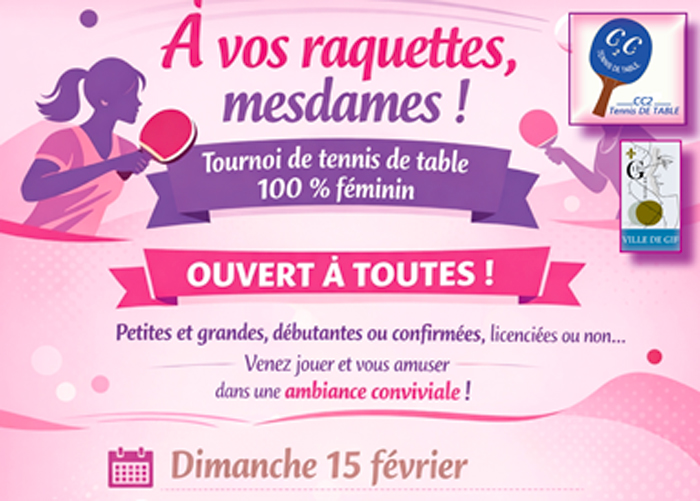 A vos raquettes, mesdames