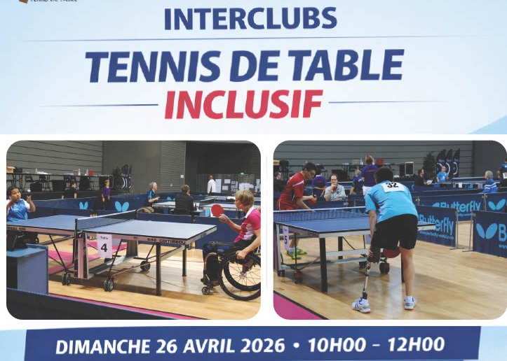 Tennis de Table Tournois Handis/Valides