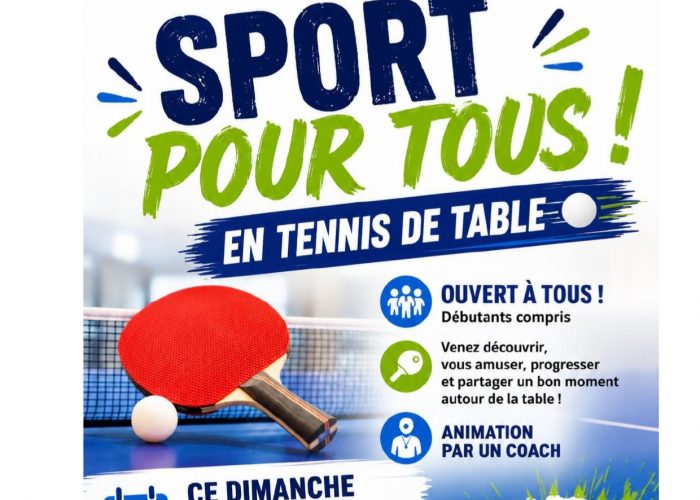 Sport pour Tous Tennis de Table